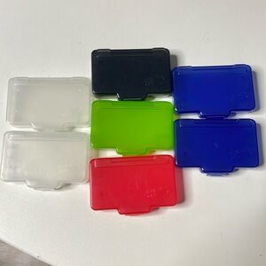 7 x MadCatz Gameboy‎ Advance Game Case/Shell. Plastic. Multicolour.